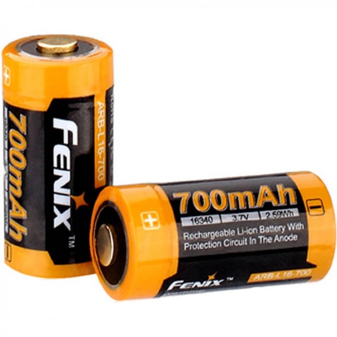 Аккумулятор 16340 FENIX ARB-L16 700mAh ARB-L16-700 Аккумулятор 16340 FENIX ARB-L16 700mAh ARB-L16-700
